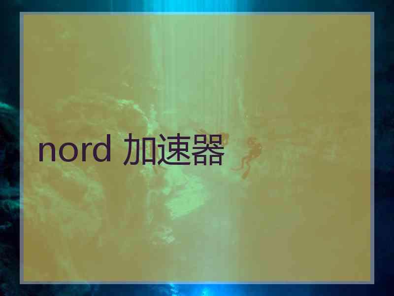 nord 加速器