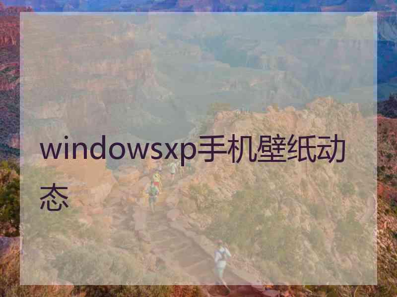 windowsxp手机壁纸动态