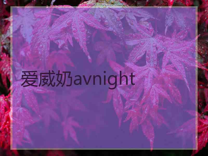 爱威奶avnight