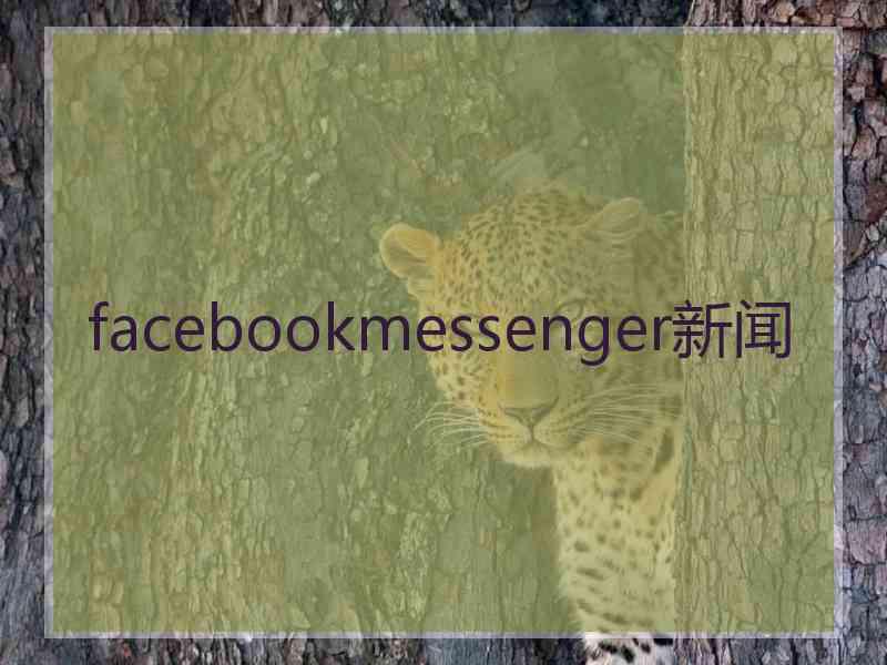 facebookmessenger新闻