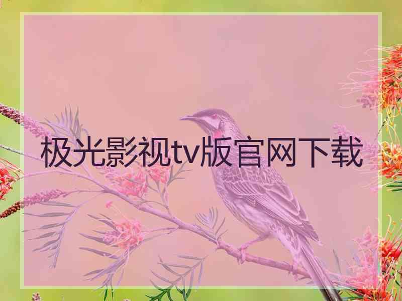 极光影视tv版官网下载