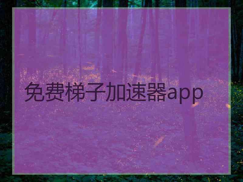 免费梯子加速器app