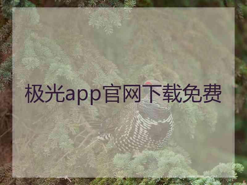 极光app官网下载免费