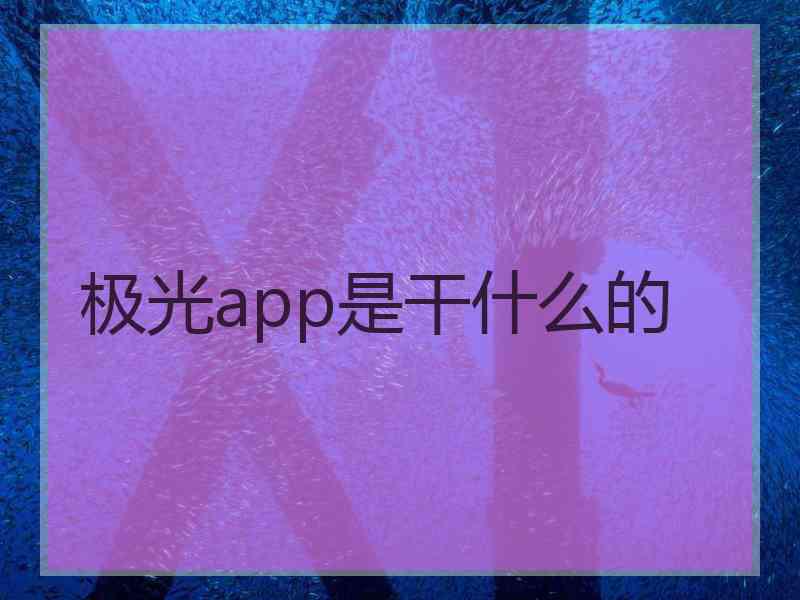 极光app是干什么的