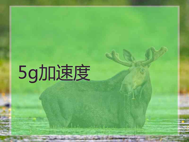 5g加速度