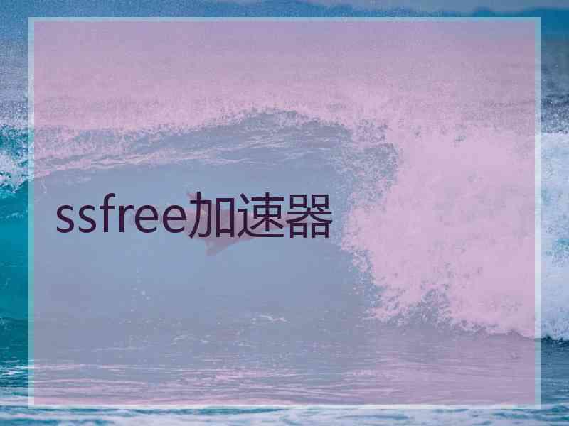 ssfree加速器