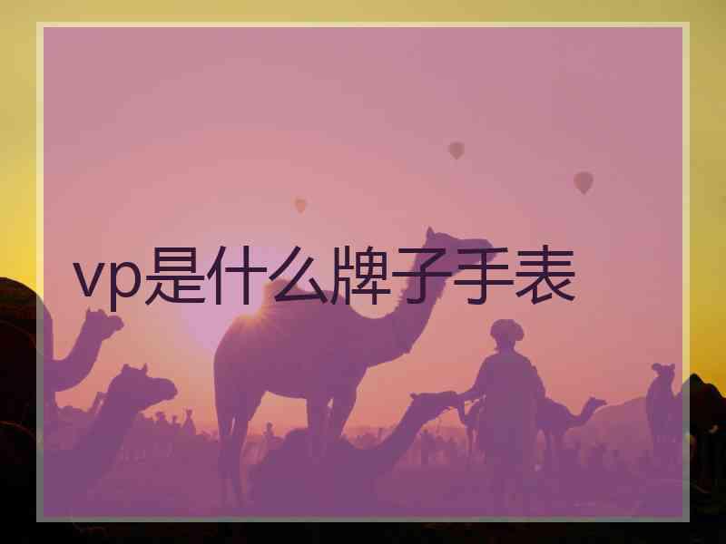 vp是什么牌子手表