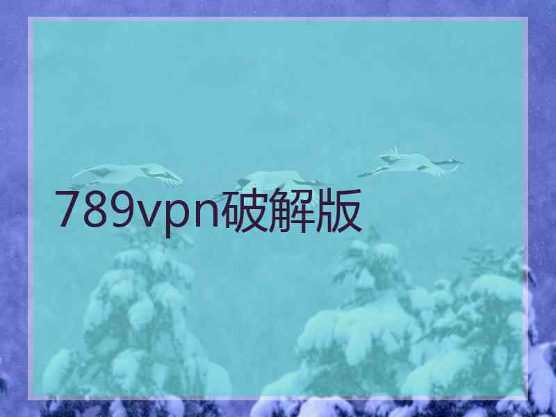 789vpn破解版