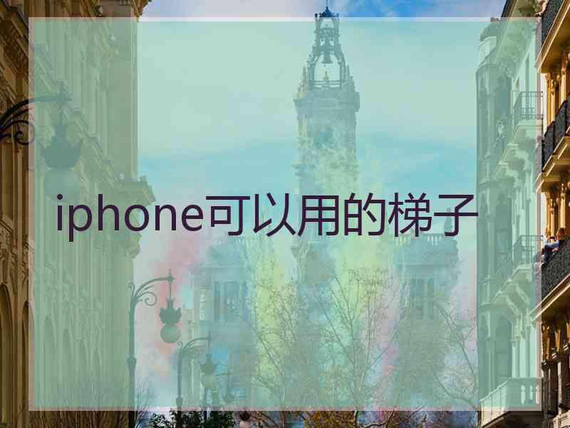 iphone可以用的梯子