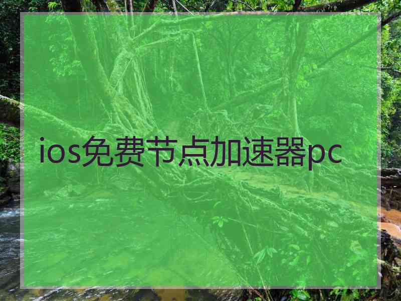 ios免费节点加速器pc