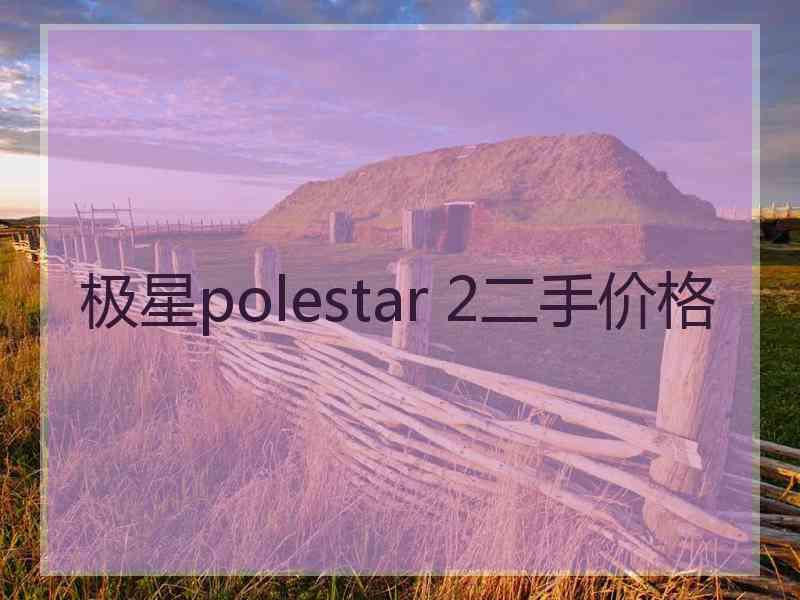 极星polestar 2二手价格