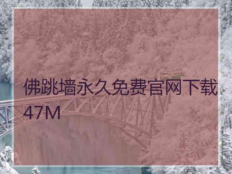 佛跳墙永久免费官网下载47M