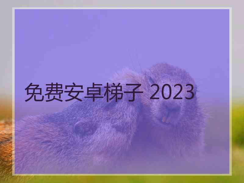 免费安卓梯子 2023