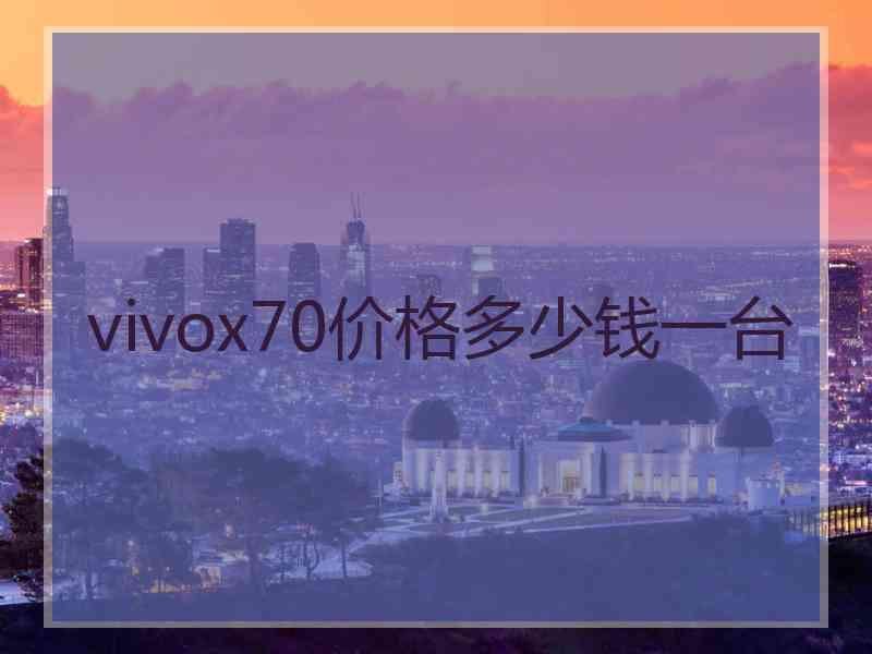 vivox70价格多少钱一台