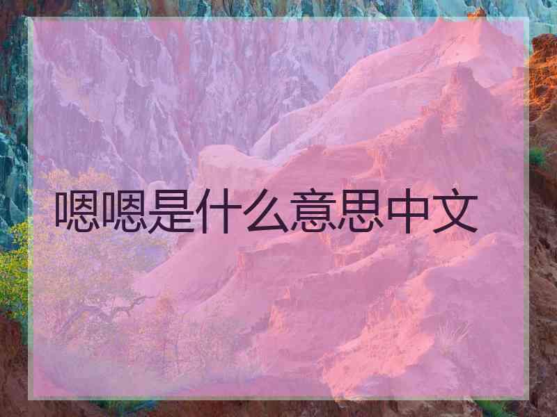 嗯嗯是什么意思中文