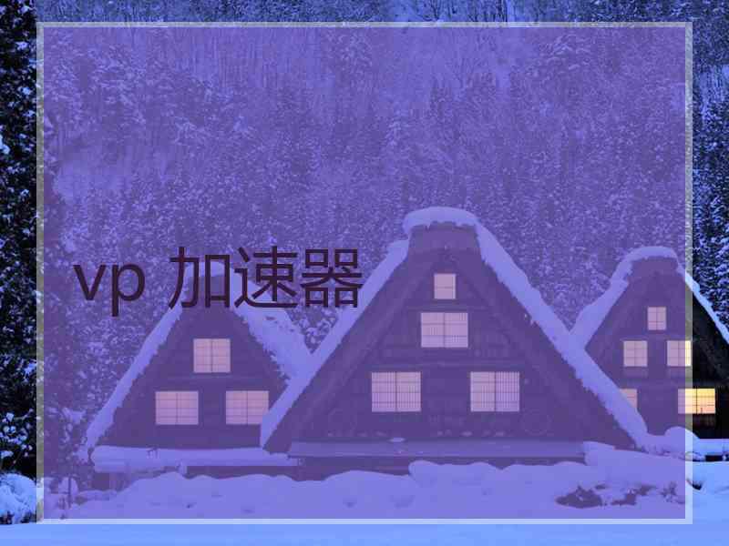 vp 加速器