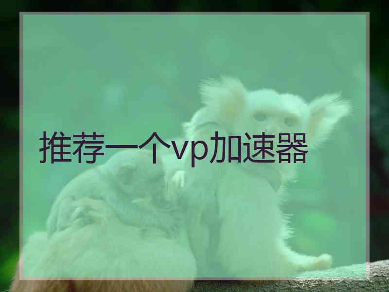 推荐一个vp加速器