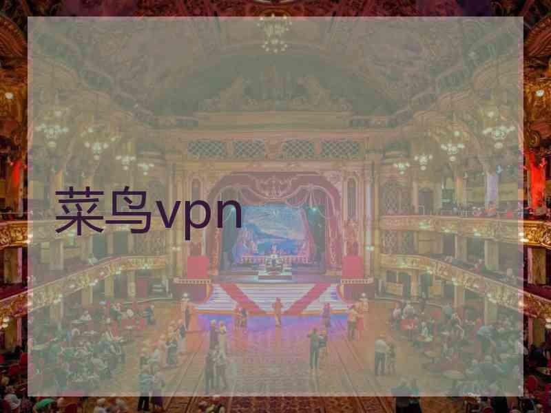 菜鸟vpn